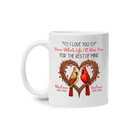 Te Extrañaré Toda Tu Vida Tazón De Café Novedad Tazas De Regalo Graciosa Tazas Té Regalos Novedosos Para Oficina Trabajo Navidad 330Ml