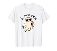 Té FA-Boo-lous Ghost de Halloween con Forma de Boba Camiseta gráfica económica