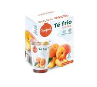 Té Frío Melocotón en Polvo | Sin Azúcar Añadido | Sin Aspartame | 12 Sobres | Bebida Refrescante Instantánea | Torafood