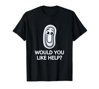 ¿Te gustaría Ayuda? Divertido Clip de Papel Clippy Camiseta