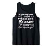 Te Ha Mostrado, Oh Mortal, Lo Que Es Bueno Camiseta sin Mangas