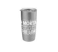 Te ha mostrado, oh mortal, lo que es bueno Vaso térmico de acero inoxidable de doble pared