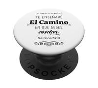 Te haré Entender, y te enseñaré el Camino en Que debes Andar PopSockets PopGrip Adhesivo