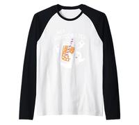 Té Hey Boba Tea Cute Boo Bubble Milk Tea para Halloween Camiseta Manga Raglan