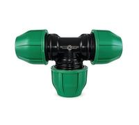Te Igual PP PN16 | Racor Tres Vías para Tuberías de Agua | Fitting Alta Presión para Riego y Fontanería | 20 mm a 63 mm | Disponible de 20 mm a 63 mm | FLUVIA (32 mm)