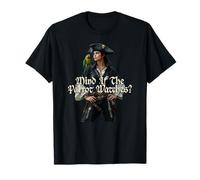 ¿Te importa si el loro mira? Pirata femenina divertida Camiseta