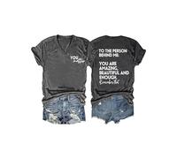 Te importan a la Persona detrás de mí, la Letra de Moda encabeza a Las Mujeres (Gris Oscuro M)