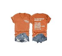 Te importan a la Persona detrás de mí, la Letra de Moda es Transpirable (Naranja L) (L Naranja)