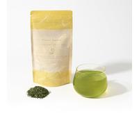 Té japonés Nozomi - Té verde Kabuse Sencha - Té verde japonés vegano de origen único - Té verde japonés suelto cubierto - Rico en antioxidantes - Bolsa resellable de 3.5 onzas