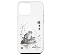 Té japonés Sumi-e Frog Art Zen Ink Wash Serenity Carcasa para iPhone 12 Pro MAX