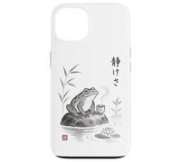 Té japonés Sumi-e Frog Art Zen Ink Wash Serenity Carcasa para iPhone 13