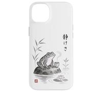 Té japonés Sumi-e Frog Art Zen Ink Wash Serenity Carcasa para iPhone 14 Plus