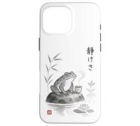 Té japonés Sumi-e Frog Art Zen Ink Wash Serenity Carcasa para iPhone 16 Pro MAX