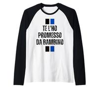 Te l'ho promesso da Bambino Coro Curva Nord Camiseta Manga Raglan