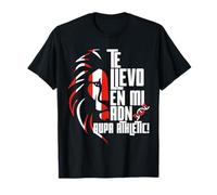 Te Llevo en MI ADN Aupa Athletic Leon Rojiblanco Camiseta
