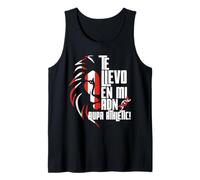 Te Llevo en MI ADN Aupa Athletic Leon Rojiblanco Camiseta sin Mangas