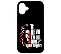 Te Llevo en mi ADN Aupa Athletic Leon Rojiblanco Carcasa para iPhone 16 Plus