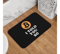 Te Lo Dije Alfombrilla De Baño Resistente Alfombra Baño Secado Rápido Felpudos para Cocina Pasillo Hogar 40X60Cm