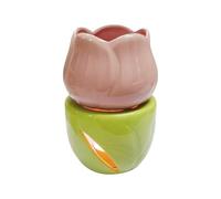 Té Luz De Cera De Cera Más Calentadora - Decorativa De Cera De Cera Más Caliente, Quemador De Cera Con Forma De Flor Elegante Y Difusor De Aceite | Calentador De Cuchara De Vela De Cerámica, Pieza