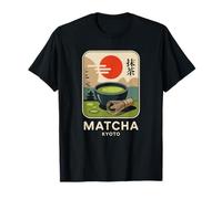Té Matcha Japan Kyoto Retro Kanji Japonés Souvenir Camiseta