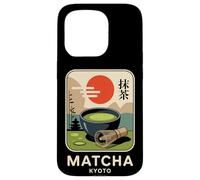 Té Matcha Japan Kyoto Retro Kanji Japonés Souvenir Carcasa para iPhone 15 Pro