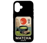 Té Matcha Japan Kyoto Retro Kanji Japonés Souvenir Carcasa para iPhone 16