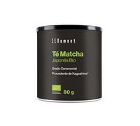 Té Matcha Japonés Ecológico - Grado Ceremonial - 80 g en Polvo | de Kagoshima, Rico en Catequinas (EGCG) y L-Teanina - Ecológico, Vegano - 1 g al Día, 80 Tomas - Zenement