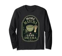 Té Matcha Lover More Matcha Less Drama Manga Larga