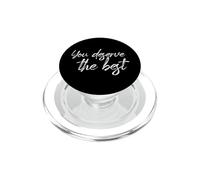 Te mereces la Mejor Cita Motivacional de Bienestar PopSockets PopGrip para MagSafe