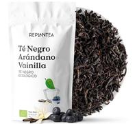 TE NEGRO ARÁNDANO VAINILLA Ecológico 100g (50 Tazas) | Té Negro a Granel con toques de Bayas de Sáuco y Vainilla REPLANTEA