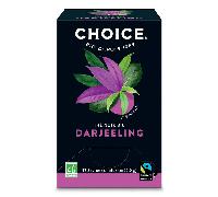 Té negro Darjeeling orgánico Choice, 17 bolsitas