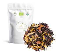 Té Negro de Lotus a Granel - My Tea Moments - Cultivo Sostenible - Ingredientes Naturales: Cacao, Caléndula, Canela, Manzana, Spéculoos, Vainilla. (Grande, 200, gramo)