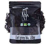 Té negro Earl Grey Bio - Aroma cítrico, bergamota - Agricultura ecológica certificada - Thé d'Asie de KHLA (150g)