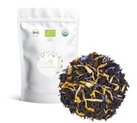 Té Negro Earl Grey Deluxe a Granel 100 Gramos - My Tea Moments - Cultivo Sostenible - Ingredientes Naturales: Té Assam, Té Sudíndico combinado con Aciano, Bergamota, Caléndula, Limón, Pomelo.