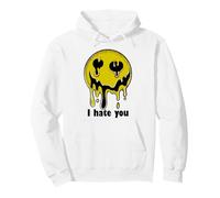 Te Odio Vintage Wink Happy Smile Face Retro Te Odio Sudadera con Capucha