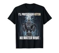 Te Protegeré Gatito Literalmente Me Hombre Lobo Meme Alpha Camiseta