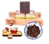 Tè Puer cinese Tè Puer maturo Tè nero Piccolo quadrato Mattone Tè Vecchio tè Pu-erh Tè cotto Vecchi alberi Tè pu erh Assistenza sanitaria Tè pu er Tè sano Pu Erh Tè rosso Tè verde Buono (50)