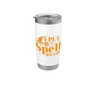 Te puse un hechizo para Halloween Custom Vaso térmico de acero inoxidable de doble pared