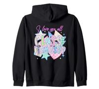 Te quiero a todos en clase, lindo corazón despedido Sudadera con Capucha