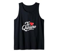 Te Quiero Divertido Dicho Corazón Amor Humor Español Camiseta sin Mangas