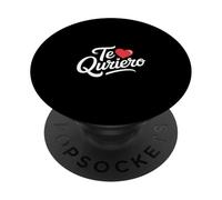 Te Quiero Divertido Dicho Corazón Amor Humor Español PopSockets PopGrip Adhesivo