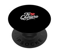 Te Quiero Divertido Dicho Corazón Amor Humor Español PopSockets PopGrip Adhesivo