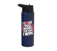 Te quiero, esposa, novia, más divertida Stainless Steel Insulated Water Bottle