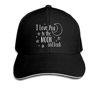 Te Quiero hasta La Luna Y Más Allá Unisex Aire Libre Gorra Ajustable Protección Solar Gorras Peso Ligero Gorra-Deportiva para Hip Hop Caza Pesca