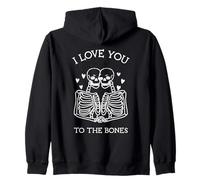 Te Quiero hasta los Huesos Sudadera con Capucha