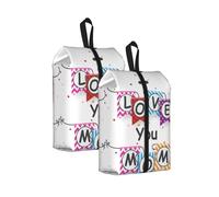 Te Quiero, mamá.， Bolsas de Viaje para Zapatos (Paquete de 2), Bolsas Impermeables para Guardar Zapatos, Organizador de Zapatos para Viajes y hogar.
