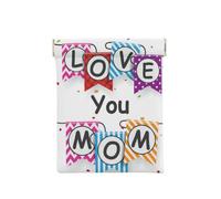 Te Quiero, mamá, Squeeze Top Wallet Bolsa de Almacenamiento para Mujer Monedero pequeño Bolsa de Cambio