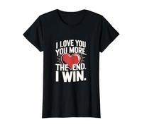 Te Quiero más Divertida Novia Camiseta gráfica económica, Mujer, Negro, XS