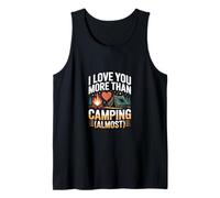 Te Quiero más Que a Acampar - Funny Camping Lover Camiseta sin Mangas