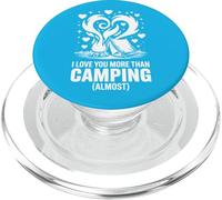 Te Quiero más Que a Acampar - Funny Camping Lover PopSockets PopGrip para MagSafe